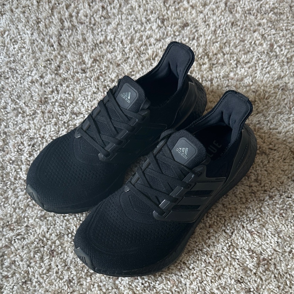 Adidas UltraBoost Black Athletic Running Shoes - Men's